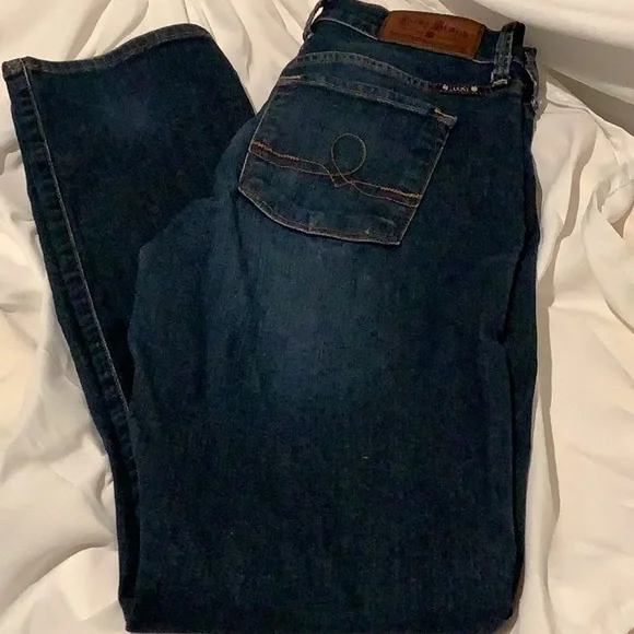 Lucky Jeans Women’s Sofia Straight Dark Blue Size 6 Regular. 32" inseam - Picture 4 of 7